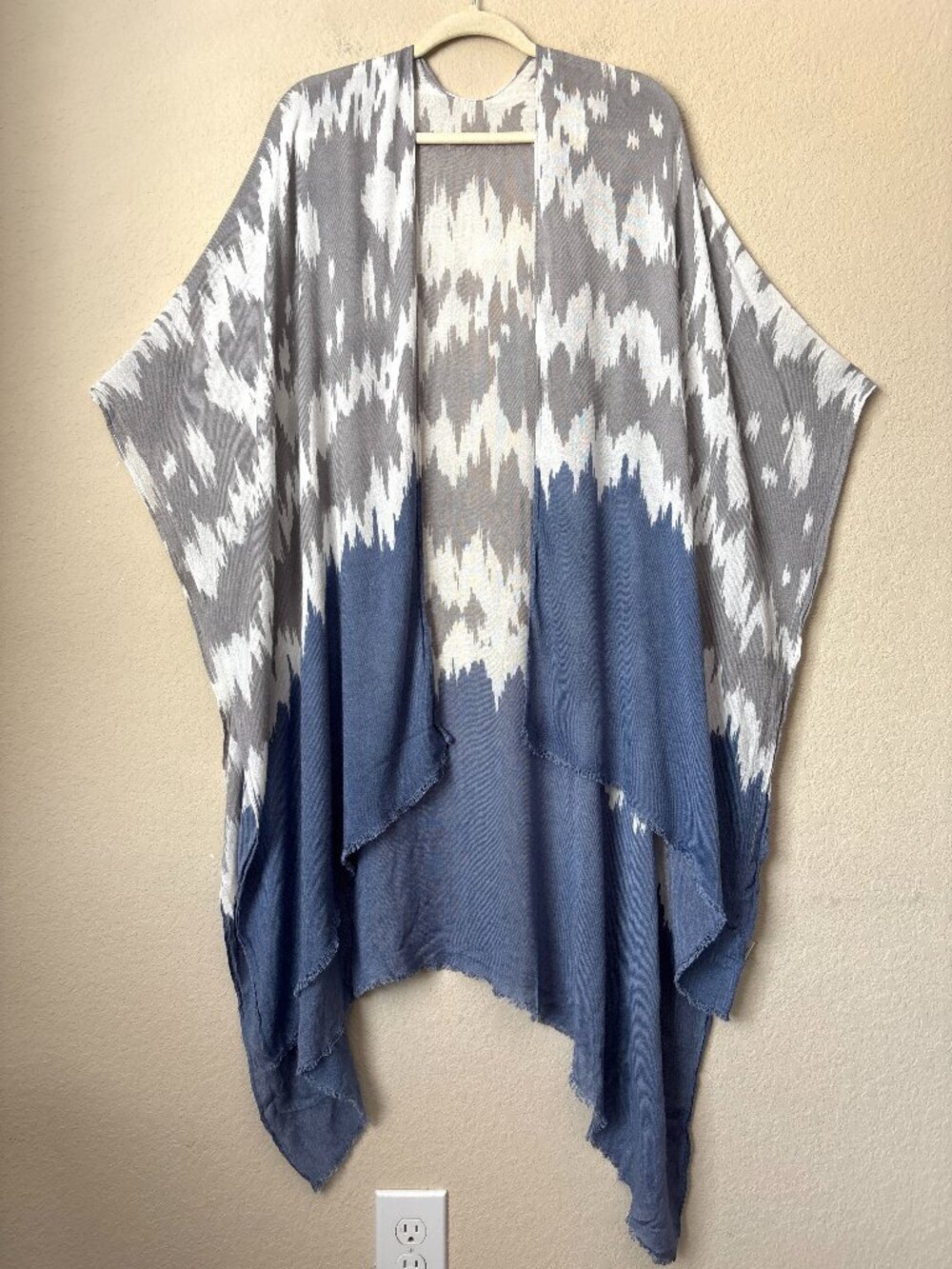 Boho Lightweight Open Front Kimono Swim Cover-Up